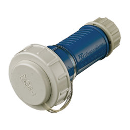 Zeige Details für MENNEKES Schuko Kupplungsdose nach DIN 49442, 250 V, IP 68, blau/grau Bild von MENNEKES Schuko Kupplungsdose nach DIN 49442, 250 V, IP 68, blau/grau