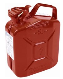 Zeige Details für DÖNGES Stahlblech-Benzinkanister, 5 ltr., rot Bild von DÖNGES Stahlblech-Benzinkanister, 5 ltr., rot