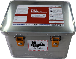 Zeige Details für KIRSCHNER FireExBOX - Quarantänebox zum Transportieren und Lagern von Lithium-Ionen-Akkus inkl. EXTOVER Löschgranulat, 29 ltr. Bild von KIRSCHNER FireExBOX - Quarantänebox zum Transportieren und Lagern von Lithium-Ionen-Akkus inkl. EXTOVER Löschgranulat, 29 ltr.