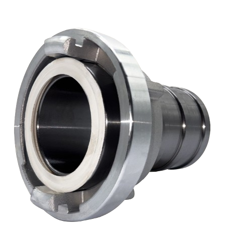 Bild von KINDSWATER Saugkupplung für Außeneinband Storz D-25, für Schlauch Innendurchm. 25 mm, Aluminium, Stutzenlänge 53 mm, DIN 14301