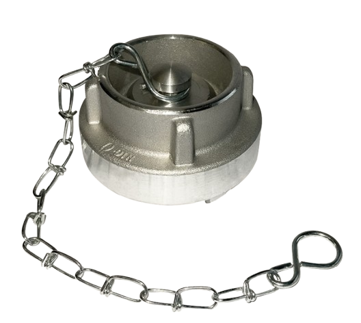 Bild von KINDSWATER Blindkupplung mit Kette Storz-D aus Edelstahl, 300000028