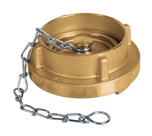 Bild von KINDSWATER Blindkupplung B-75 DS, DIN 86207 mit Kette, Messing