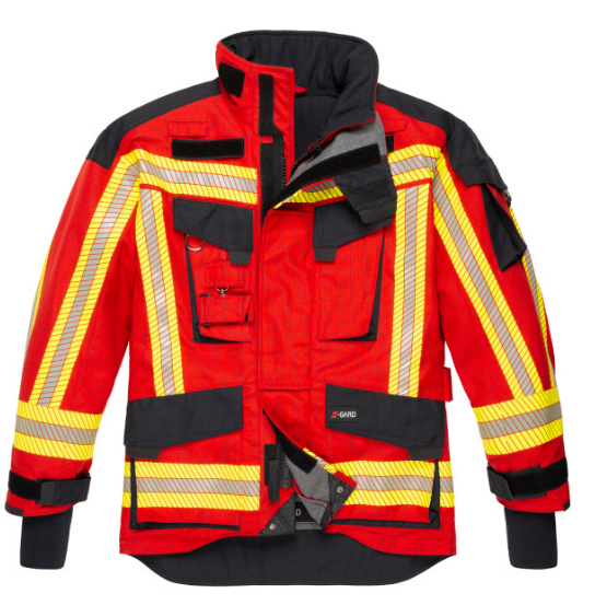 Bild von S-GARD Überjacke SWISSGARD 2.0 NOMEX® RSK, Fireblocker Membrane, rot-schwarzblau, Gr. K XS