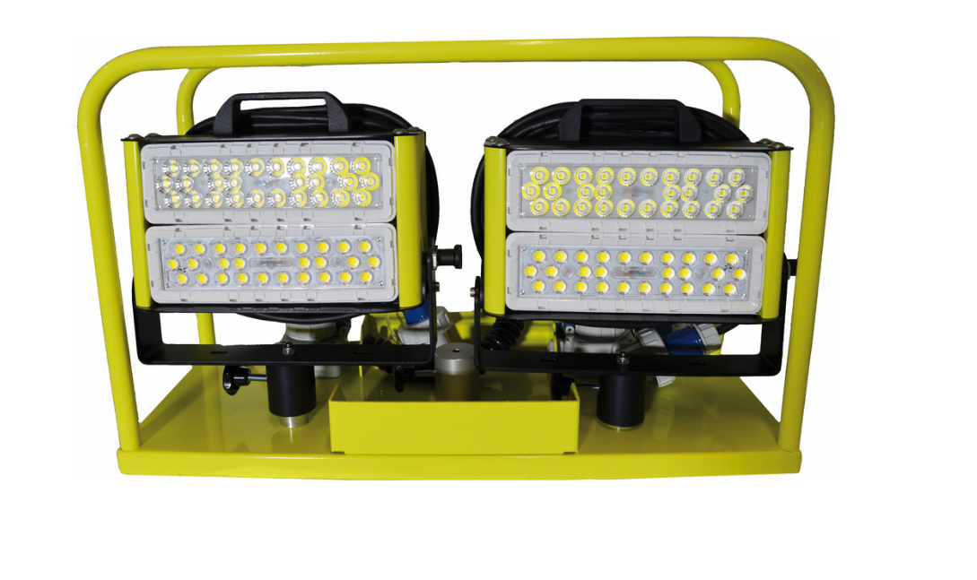 Bild von DÖNGES Setolite Scheinwerfertrage-Set inklusive 2x GLADIUS 2K, 2 x 160 W LED