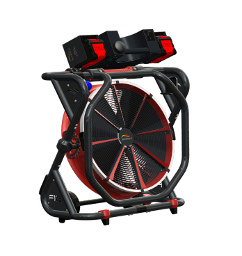 Bild von ALPINA Akkulüfter F18-MI, Milwaukee 18V, 230V Elektromotor, ohne Akkus