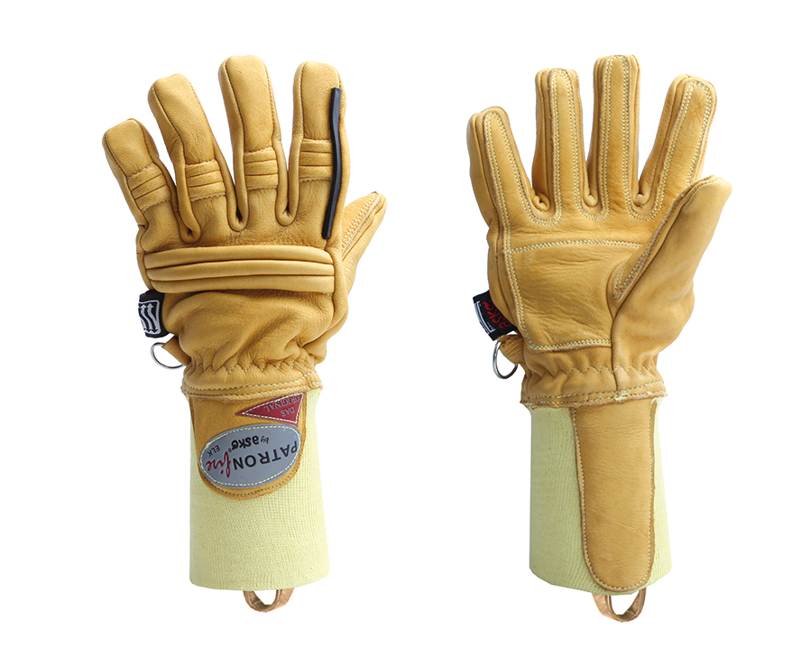 Bild von ASKÖ Feuerwehrschutzhandschuh FIRE ACTION ELCH mit Strickbund, gelb, Gr. 9