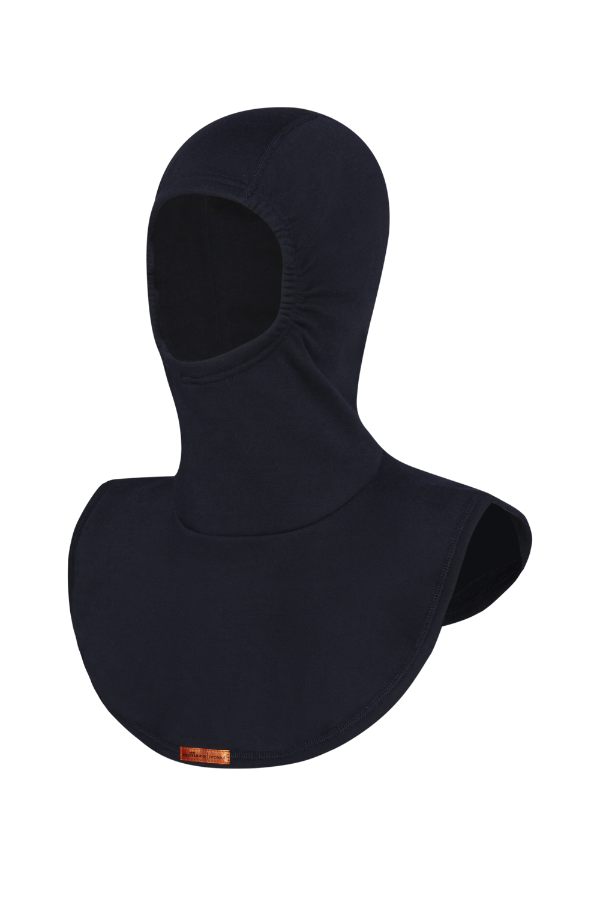 Bild von COMAZO Flammschutzhaube, 2-lagig, marine, ohne Schulternaht mit RFID-Transponder