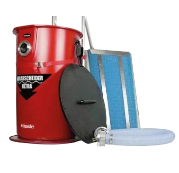 RÖSSLE Hydra GFK-Vorabscheider, rot, 90 Liter, Durchmesser max. 52 cm, Höhe 74 cm