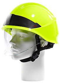 Bild von ROSENBAUER Feuerwehrhelm HEROS-smart ohne Bestreifung, tagesleuchtgelb-nachleuchtend