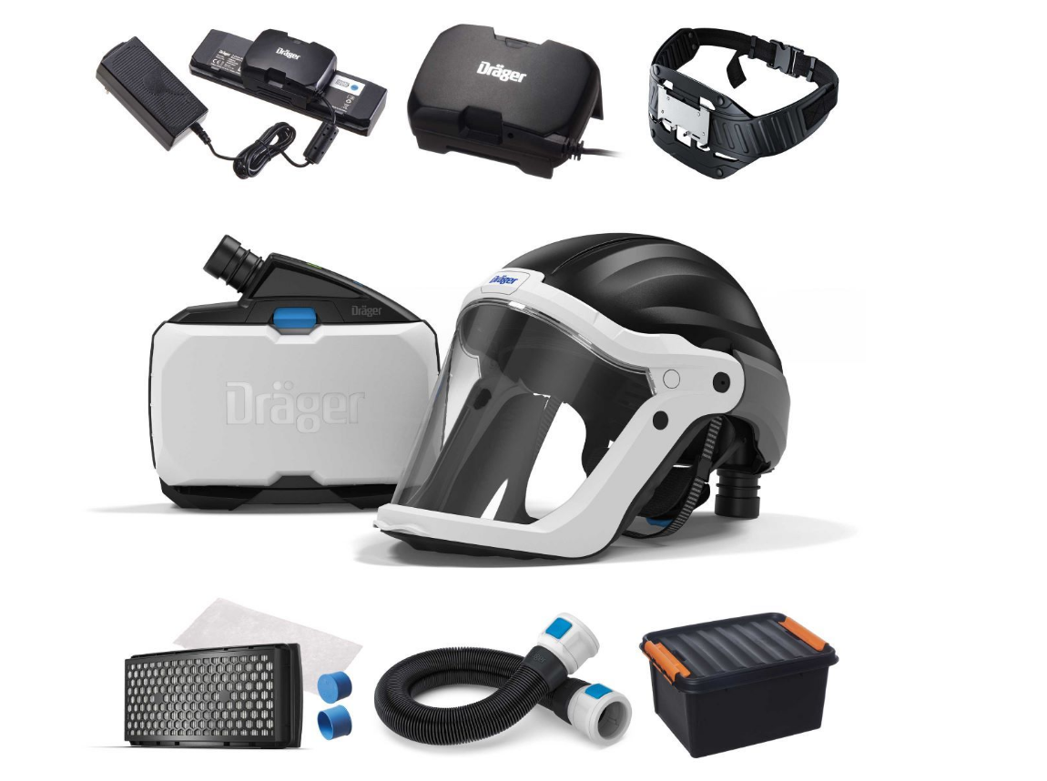 Bild von DRÄGER Gebläsefiltergerät X-plore 8500 Starterpaket mit Helm