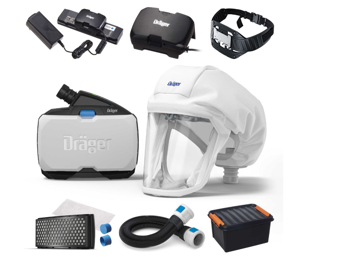 Bild von DRÄGER Gebläsefiltergerät X-plore 8500 Starterpaket mit Haube