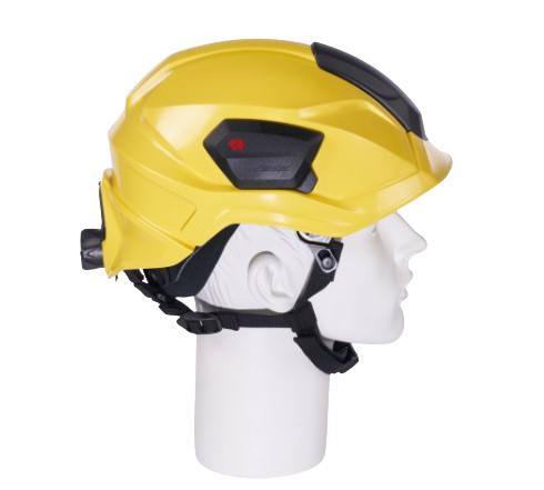 Bild von ROSENBAUER Waldbrandhelm HEROS H10 ohne Ventilationsöffnungen, gelb (RAL 1018)