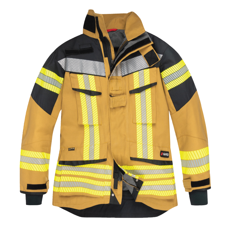 Bild von S-GARD Überjacke RESPONSER 2.0, Nomex® ATC, Moisture Barrier Membrane, gold-schwarzblau, Gr. L L